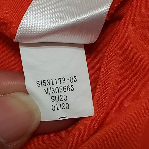 Athleta Womens Santorini Thera Tank Dress Orange Medium Modal Athleisure - Picture 8 of 10